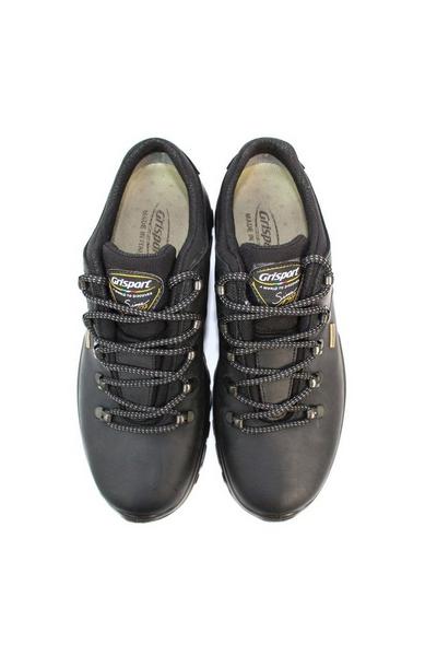 Grisport Black Dartmoor Waxy Leather Walking Shoes