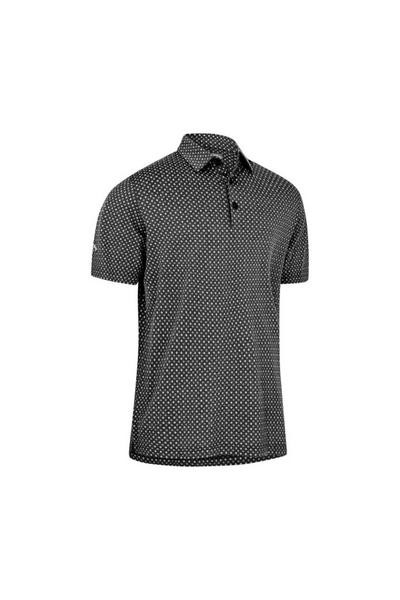 Callaway Black Micro-Dot Soft Touch Polo Shirt