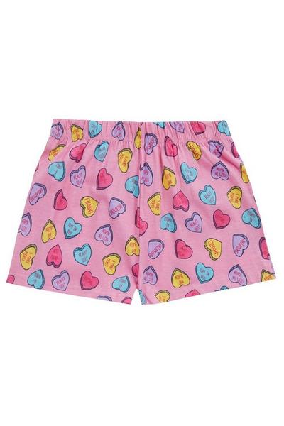 Minikidz Pink 4Kidz Love Heart Pyjama Set