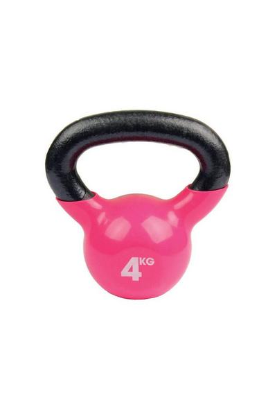 Fitness Mad Pink 4kg Kettlebell Pink