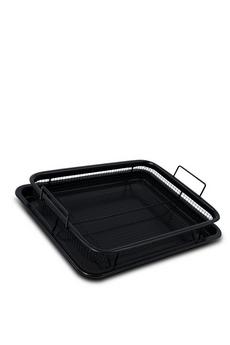 Durastone Black Professional Oven Food Crisper Tray Set