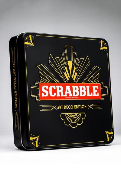 Asmodee Scrabble Art Deco Tin