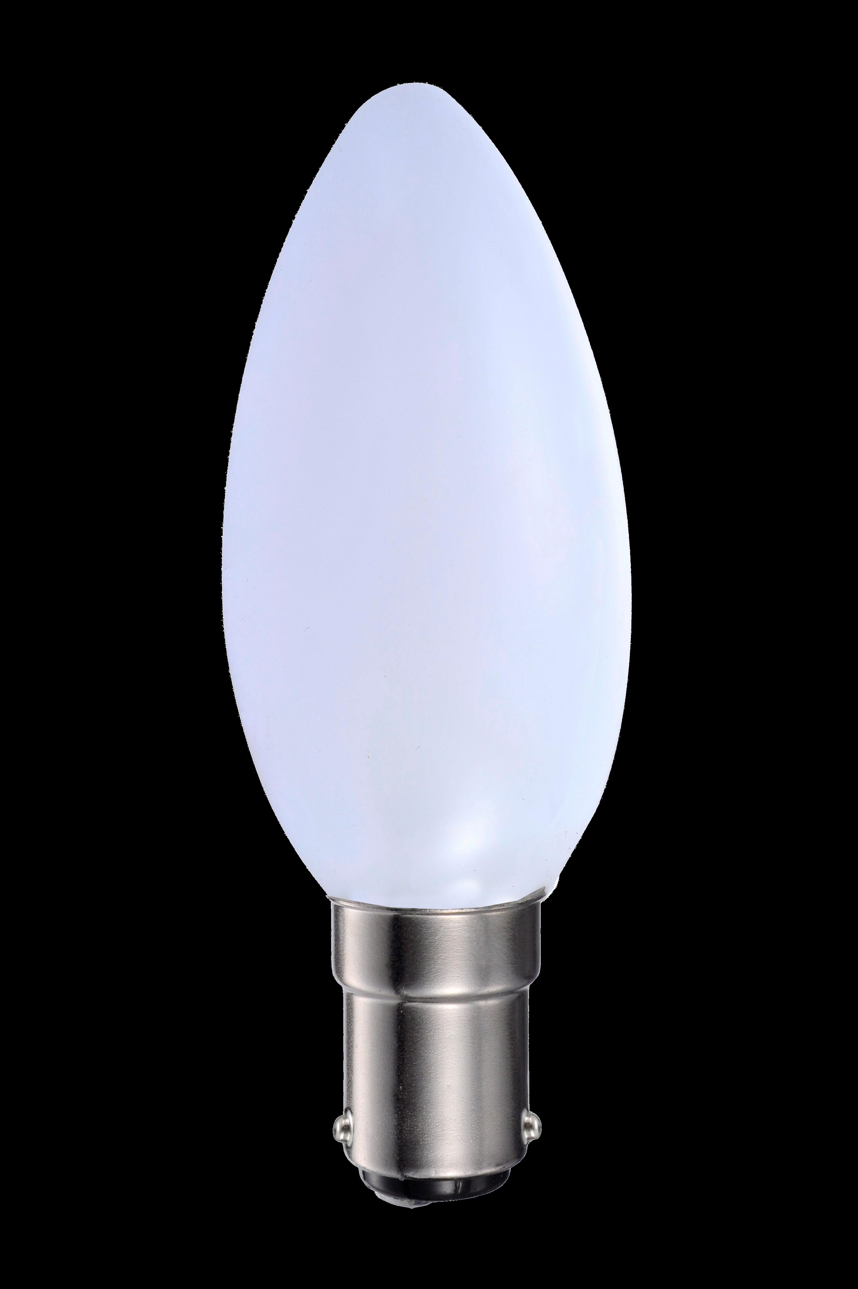 Lighting | 5 Watts B15 SBC Small Bayonet LED Light Bulb Opal Candle ...