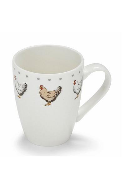 Cooksmart White Farmers Kitchen Bullet Mug