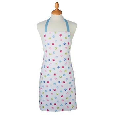 Cooksmart Light Blue Spotty Dotty Cotton Apron