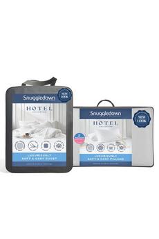 Snuggledown White Luxurious Hotel 10.5 Tog All Year Round Duvet With 2 Pillows