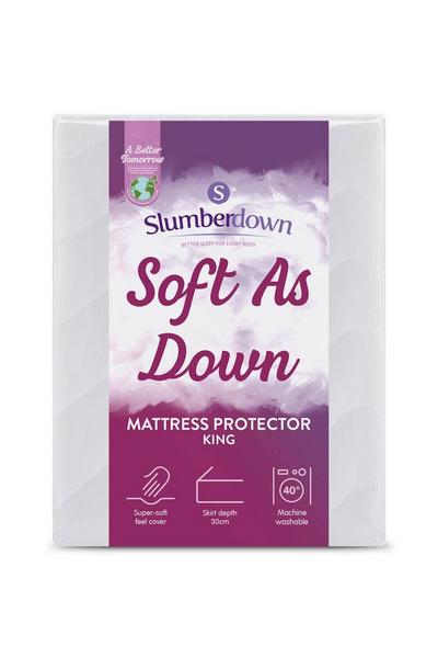 Slumberdown White Soft As Down Mattress Protector