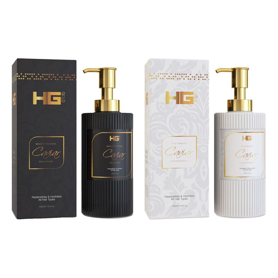Hairstyling | Caviar Shampoo and Conditioner Set 500ml x 2 | Hair Genetics