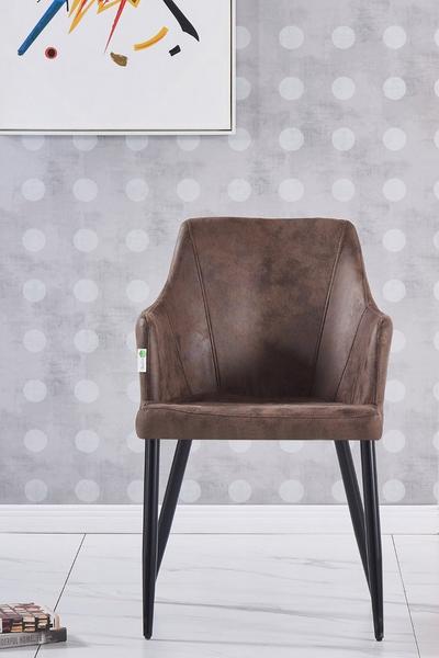Life Interiors Dark Brown Zarah' Dining Chair Single