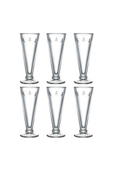 La Rochere Clear Set of 6 Bee Champagne Flutes 15cl