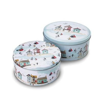Cooksmart Light Blue Beside the Seaside Set of 2 Cake Tins