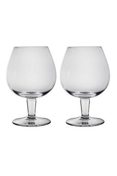 iStyle Clear Stemmed Beer Glass Set of 2