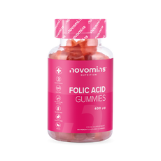 Novomins Red Folic Acid Gummies