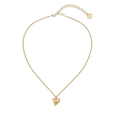 Caramel Jewellery London Gold Gold Heart Charm Necklace