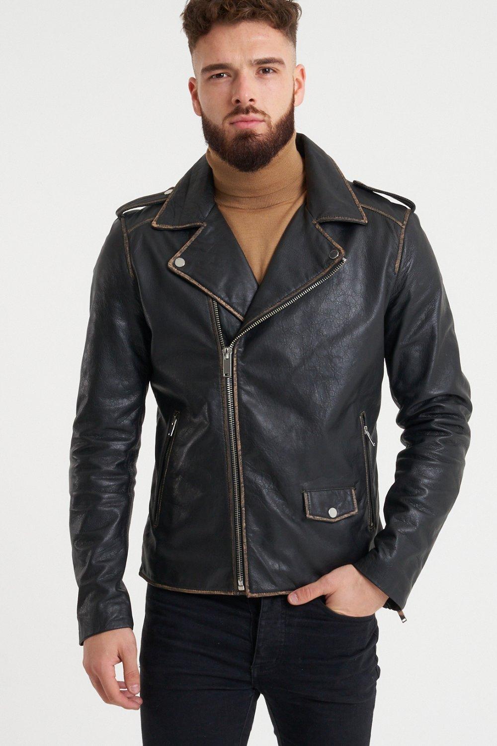 debenhams mens leather jackets sale