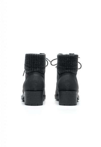 Novo Black Black 'Kavala' Lace Up Boots