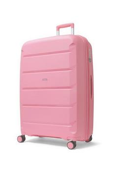 Rock Pink Tulum 8 Wheel Hardshell Expandable Suitcase Large