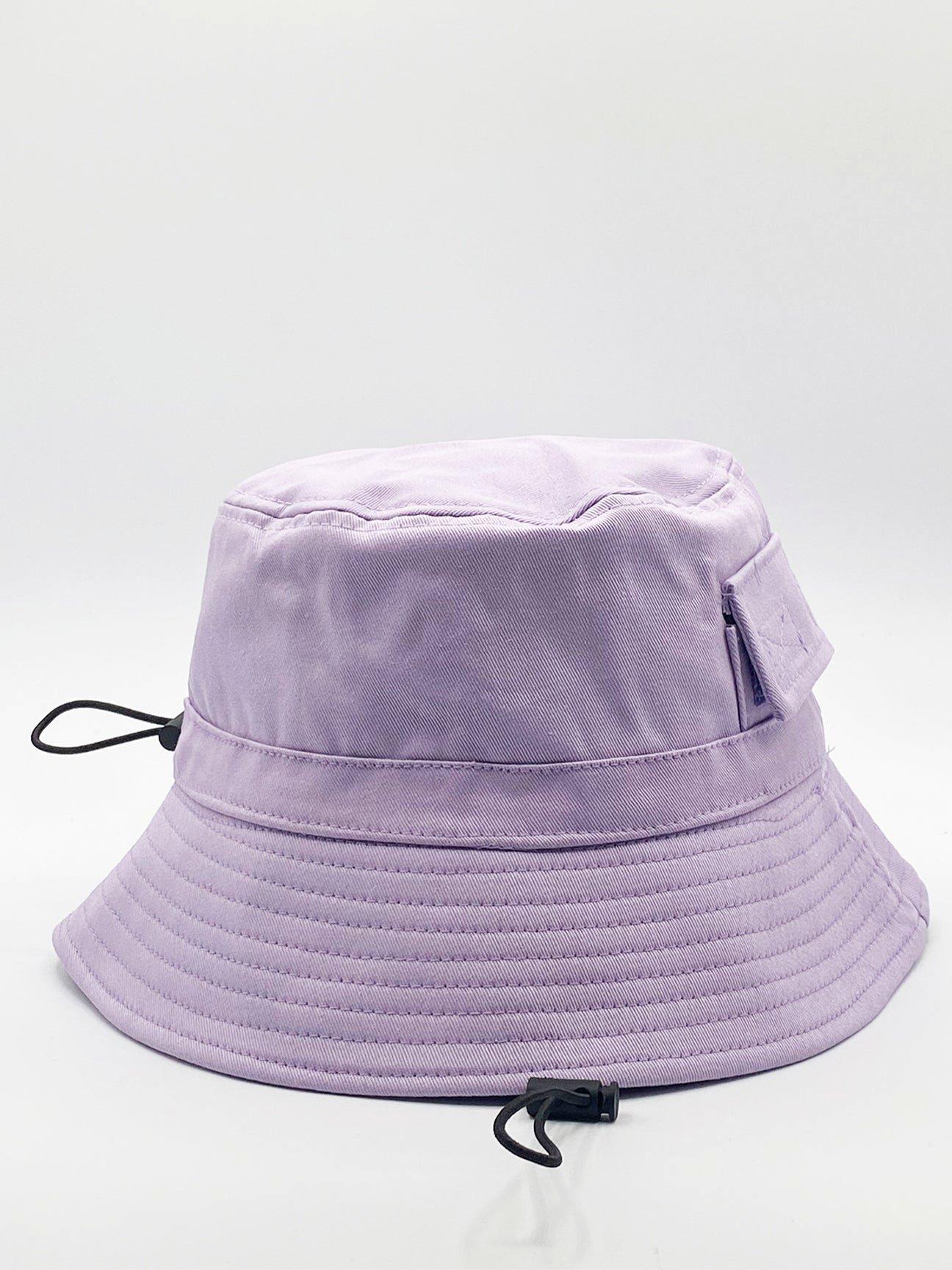 boohoo Men's Fabric Interest Denim Bucket Hat