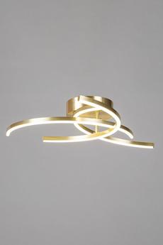 BHS Lighting Gold Leora Flush Ceiling Light