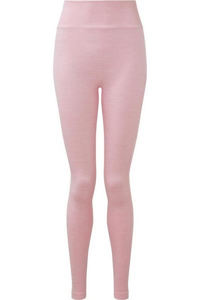 TriDri Light Pink Melange Sculpted Seamless 3D Leggings