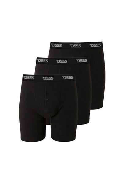 Duke Clothing Black Driver 2 D555 Boxer Shorts (Pack of 3)