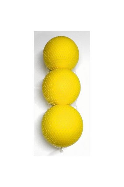 Carta Sport Yellow Sponge Ball (Pack of 3)