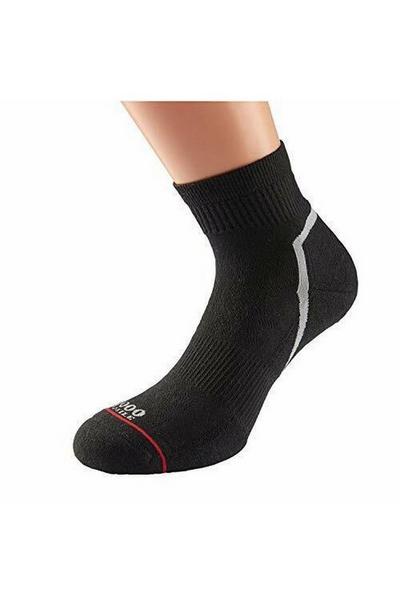 1000 Mile Black Liner Socks