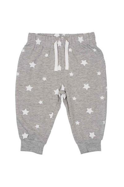 Larkwood Pale Grey Stars Lounge Pants