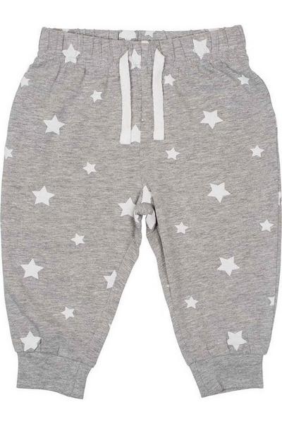 Larkwood Pale Grey Stars Lounge Pants