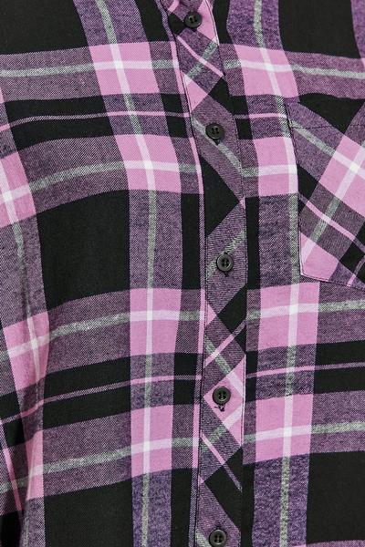 Yours Baby Pink Long Sleeve Check Shirt