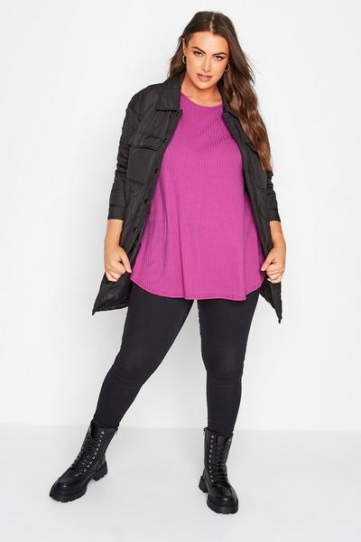 Yours Bright Pink Swing Top