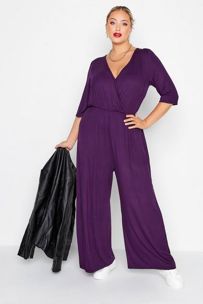 Yours Purple Jumpsuit