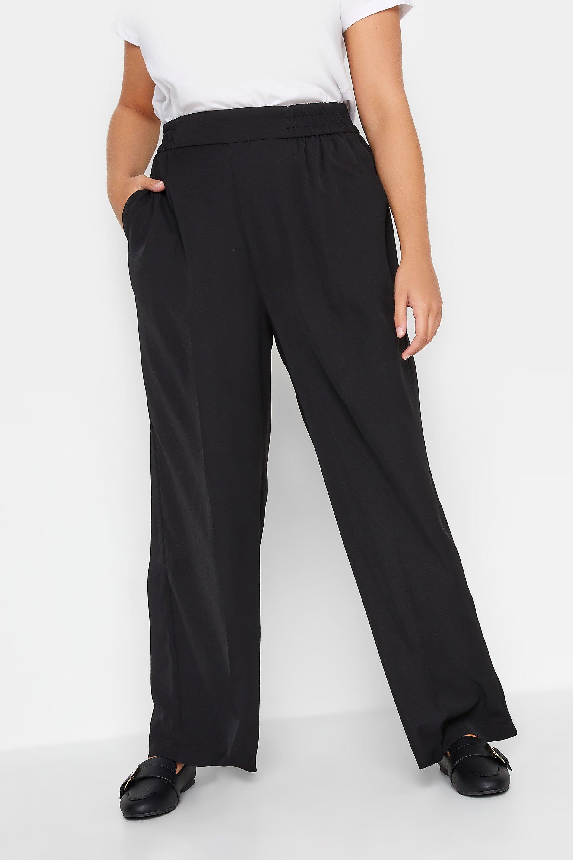 Yours Wide Leg Trousers | Debenhams