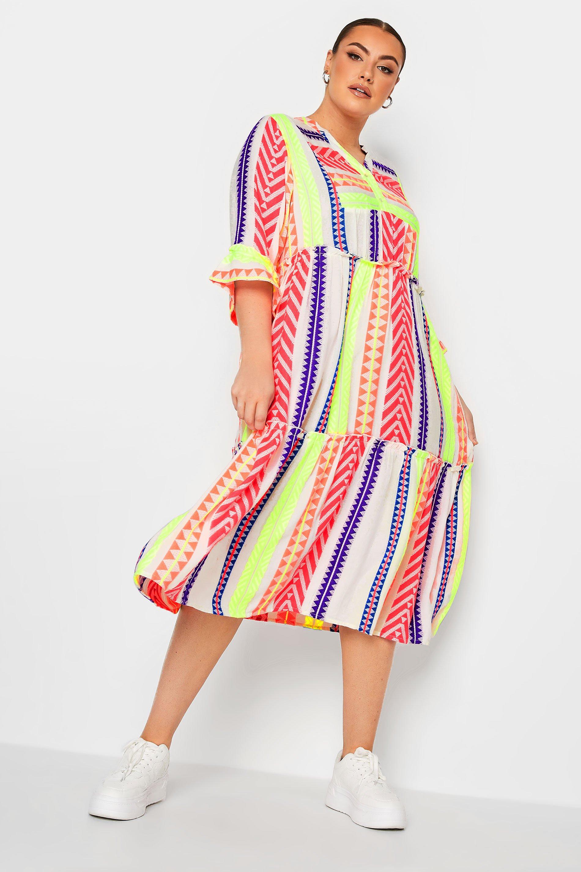 Dresses | Print Smock Midi Dress | Yours