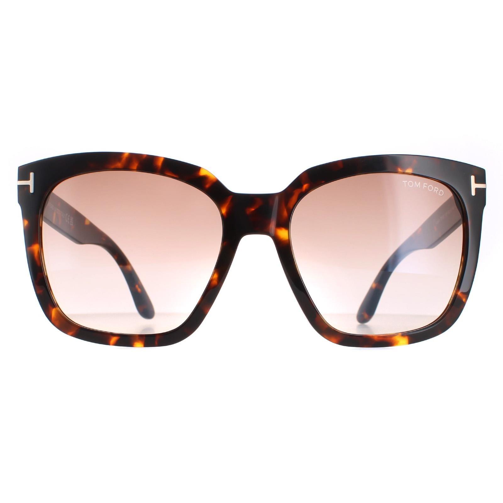 Sunglasses Square Havana Brown Gradient Ft0502 Amarra Tom Ford 2638