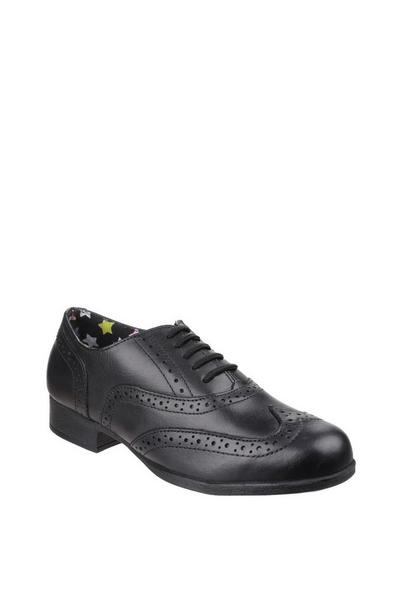 Hush Puppies Black 'Kada Senior' School Shoes