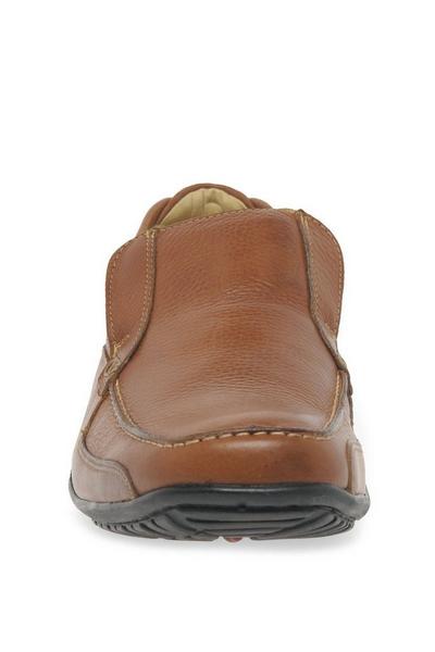 Anatomic & Co Tan 'Parati' Slip-On Leather Shoes