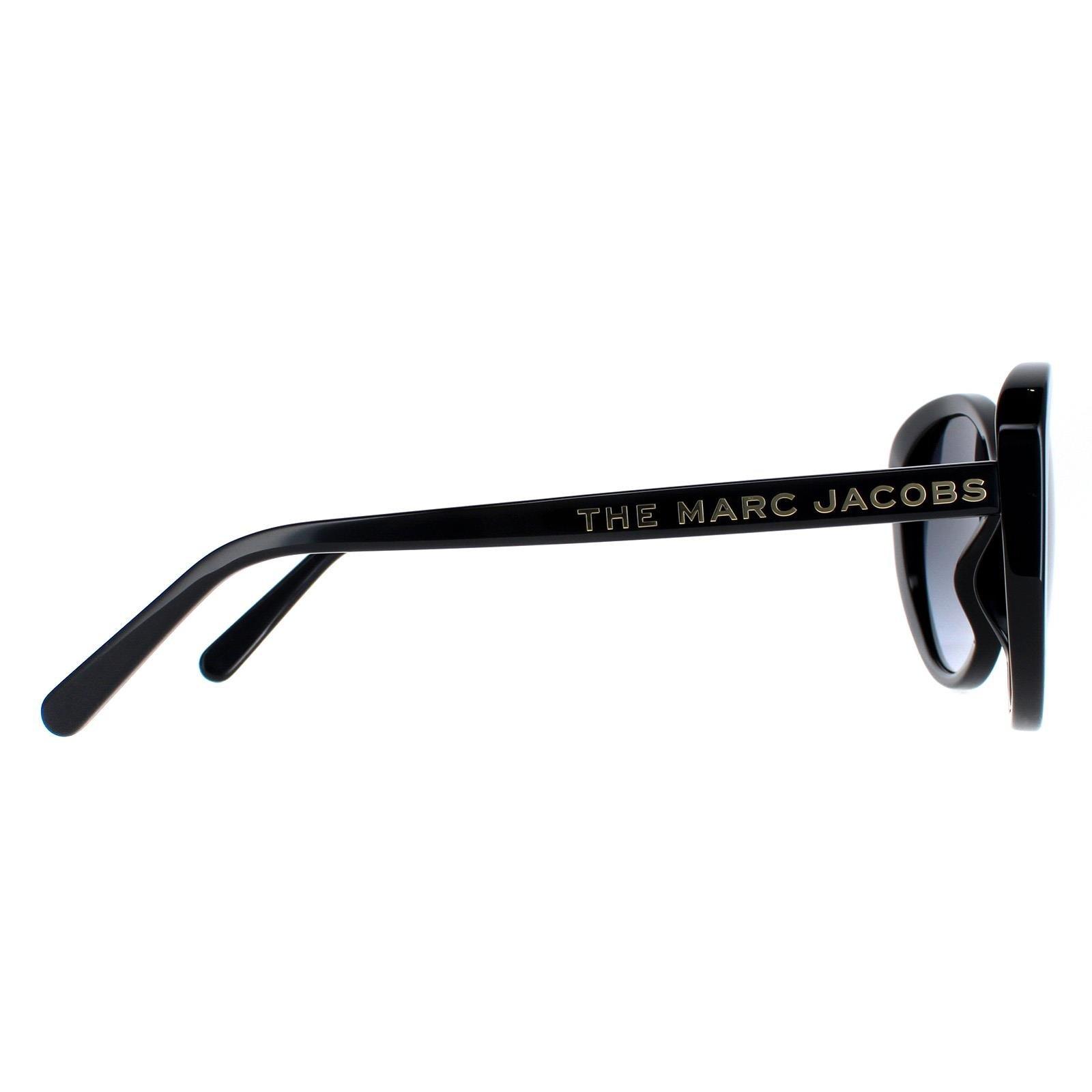 Marc Jacobs Dark Grey Gradient Oval Ladies Sunglasses MARC 520/S