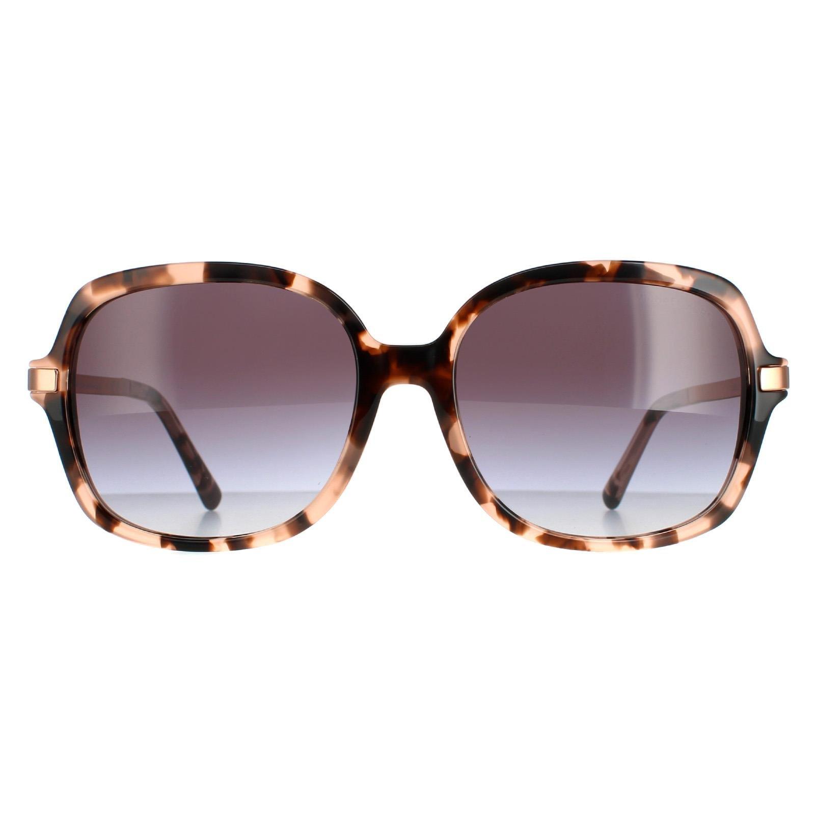 Sunglasses | Square Pink Tortoise Light Grey Gradient Adrianna II ...