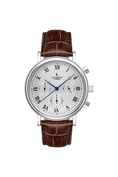 Locksley London Silver Stainless Steel Classic Analogue Quartz Watch - Ll106540