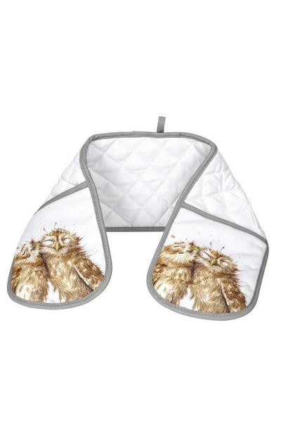 Wrendale Designs Light Brown Wrendale Owl Double Oven Glove