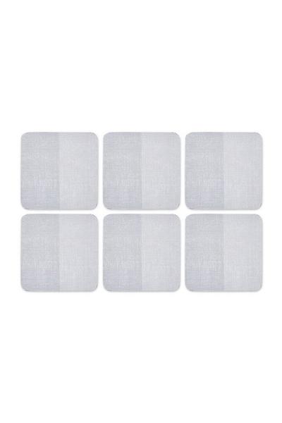 Pimpernel Light Grey Pimpernel Coasters Go Neutral Set of 6 Drink Mats