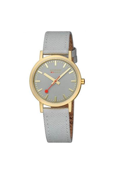 Mondaine Grey Classic Stainless Steel Classic Analogue Watch - A660.30314.80Sbu