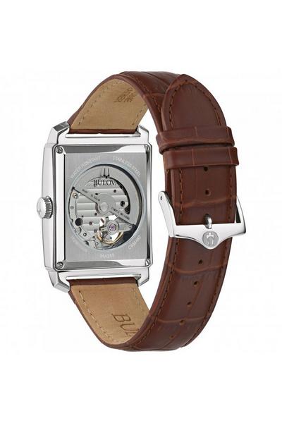 Bulova White Classic Stainless Steel Classic Analogue Automatic Watch - 96A268