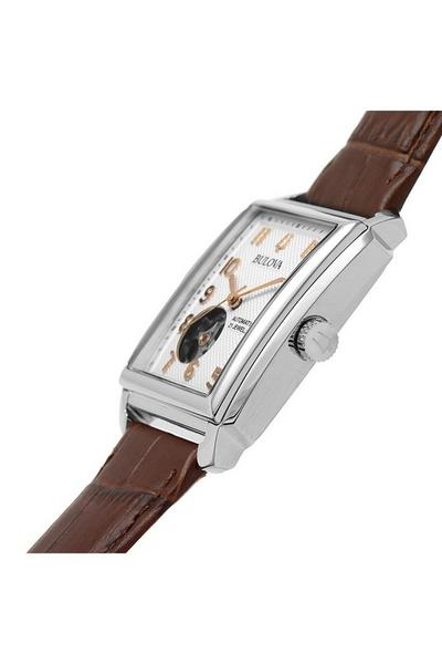 Bulova White Classic Stainless Steel Classic Analogue Automatic Watch - 96A268