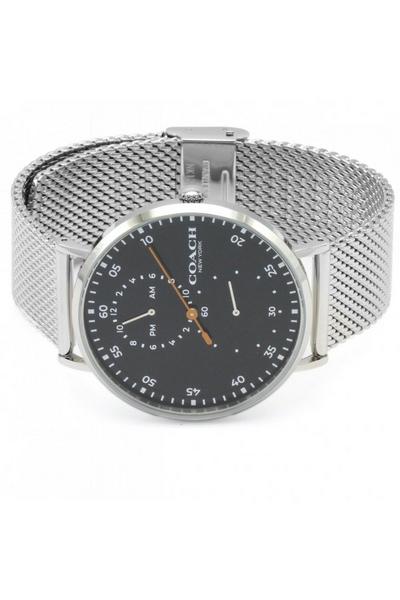 Coach Black Charles Stainless Steel Fashion Analogue Quartz Watch - 14602477