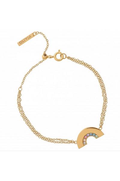 Olivia Burton Jewellery Gold Rainbow Plated Stainless Steel Bracelet - Objrbb10