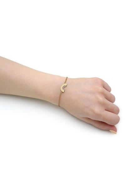 Olivia Burton Jewellery Gold Rainbow Plated Stainless Steel Bracelet - Objrbb10