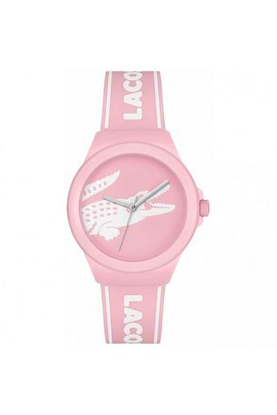 Lacoste Pink Neocroc Plastic/resin Fashion Analogue Quartz Watch - 2001218