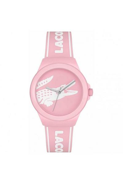 Lacoste Pink Neocroc Plastic/resin Fashion Analogue Quartz Watch - 2001218